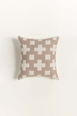 Ivory Screen Printed Cushion Cover