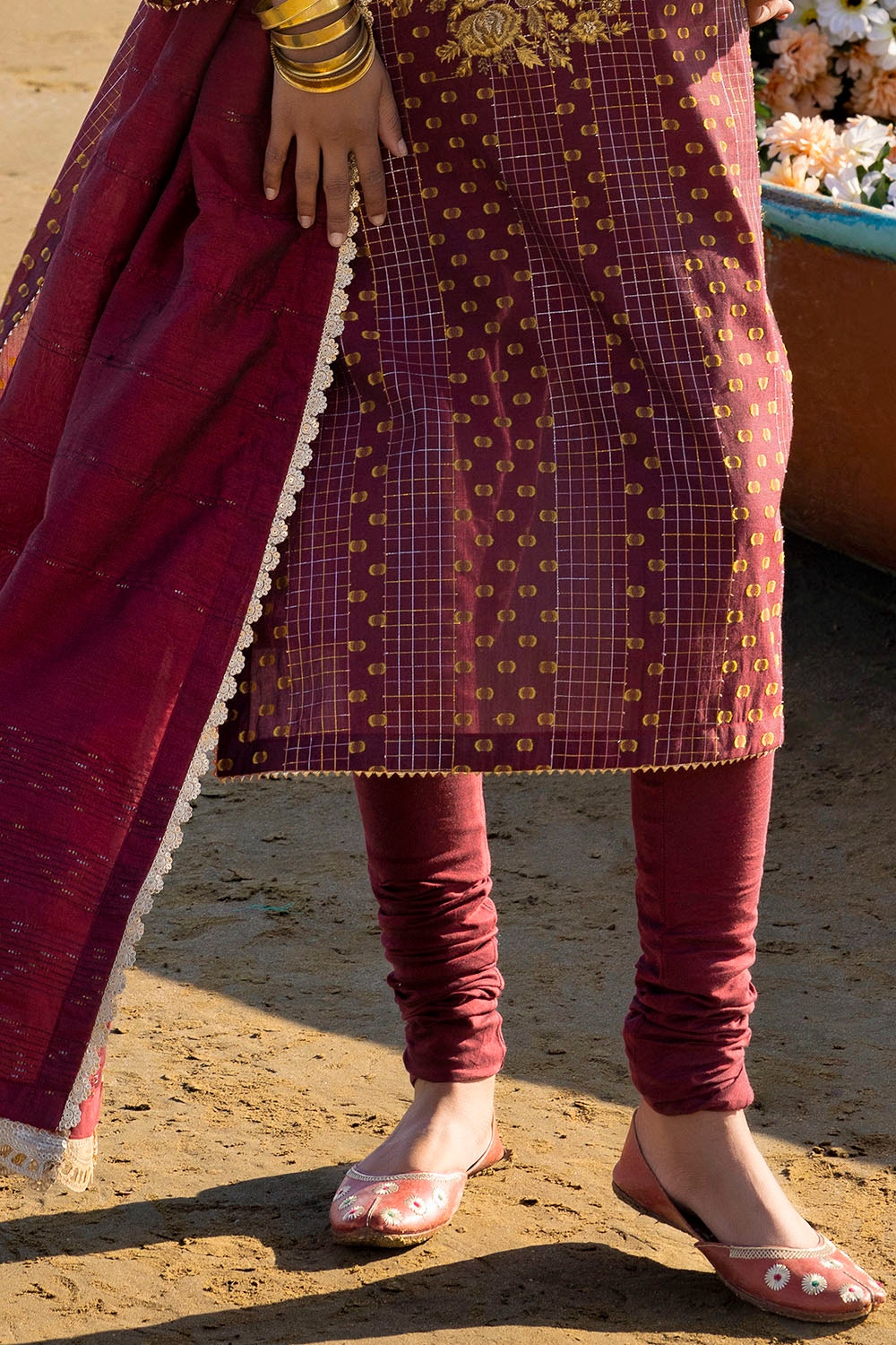 3 Piece Unstitched Embroidered Jacquard Suit MJ-42038