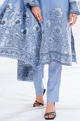 3 Piece Unstitched Jacquard Suit CLP-52179 B