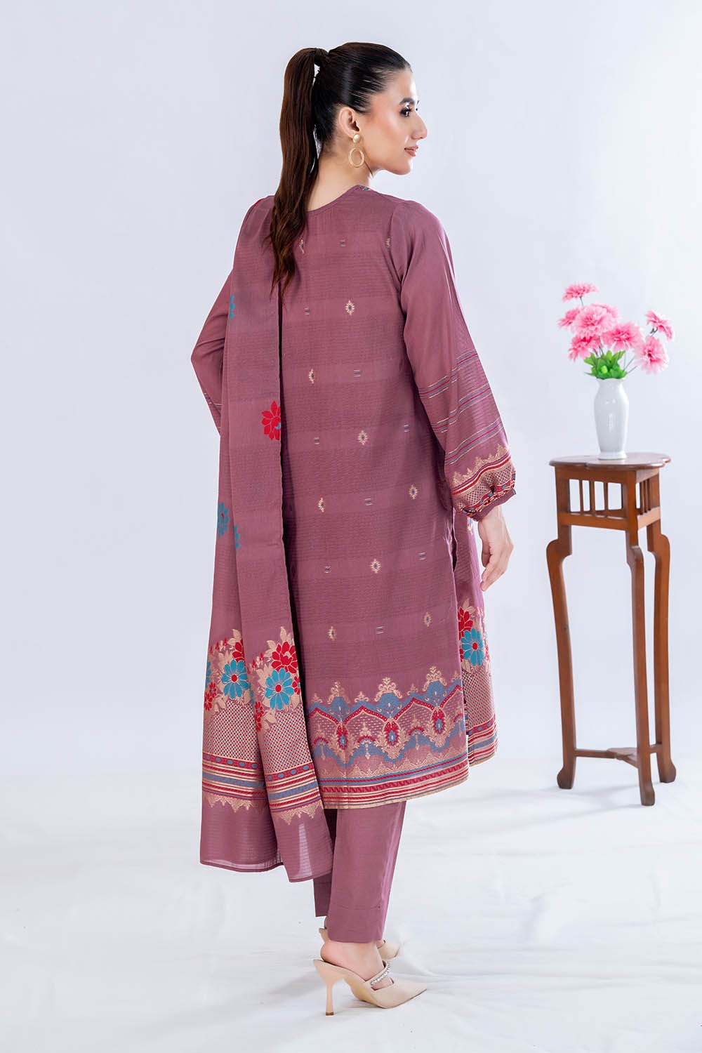 3 Piece Unstitched Jacquard Suit CLP-52180 A