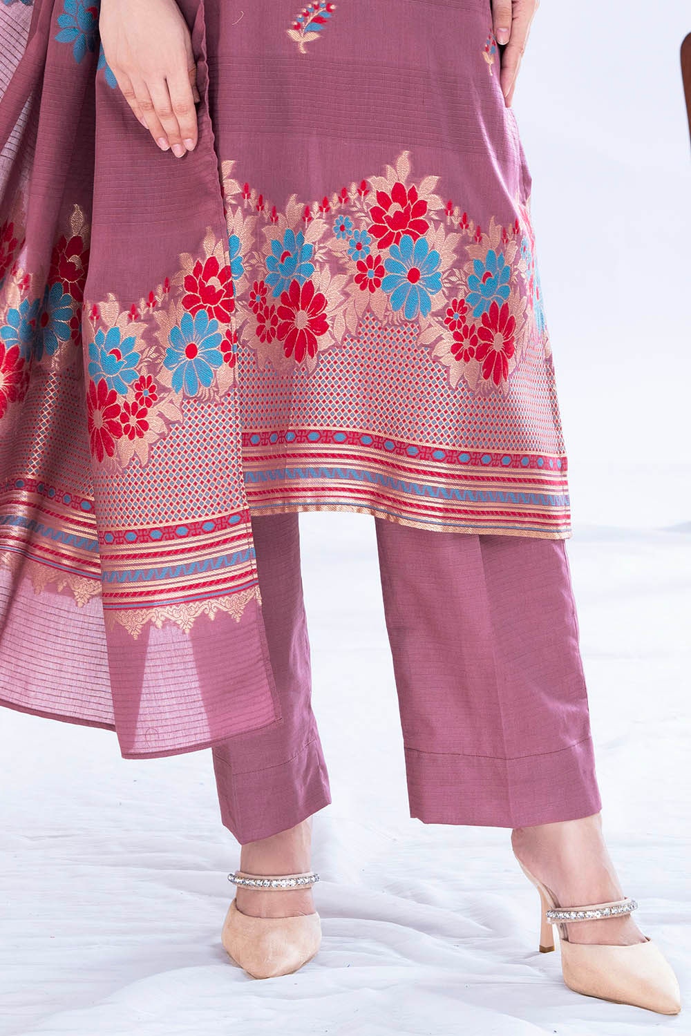 3 Piece Unstitched Jacquard Suit CLP-52180 A