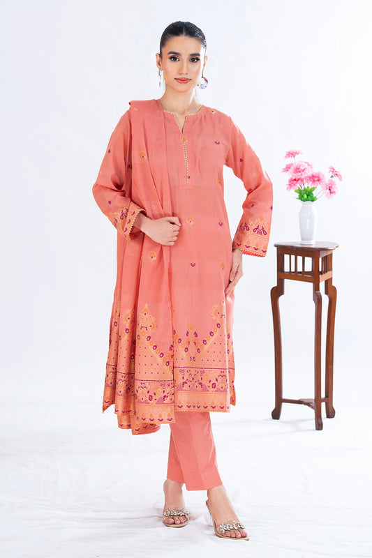 3 Piece Unstitched Jacquard Suit CLP-52181 A