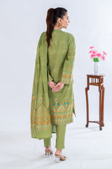 3 Piece Unstitched Jacquard Suit CLP-52181 B