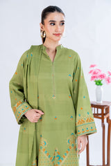 3 Piece Unstitched Jacquard Suit CLP-52181 B