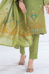 3 Piece Unstitched Jacquard Suit CLP-52181 B