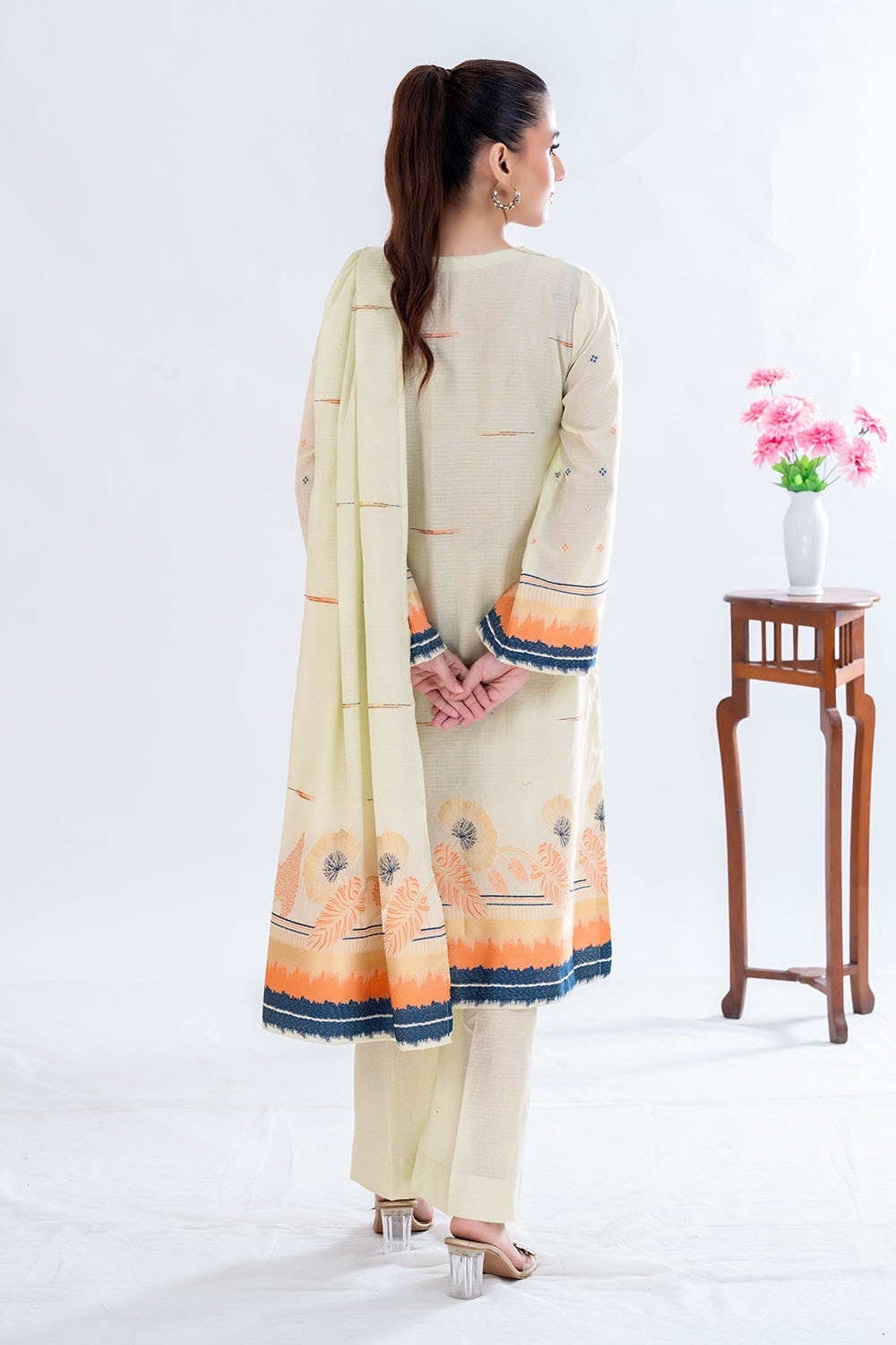 3 Piece Unstitched Jacquard Suit CLP-52183 A