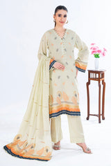 3 Piece Unstitched Jacquard Suit CLP-52183 A