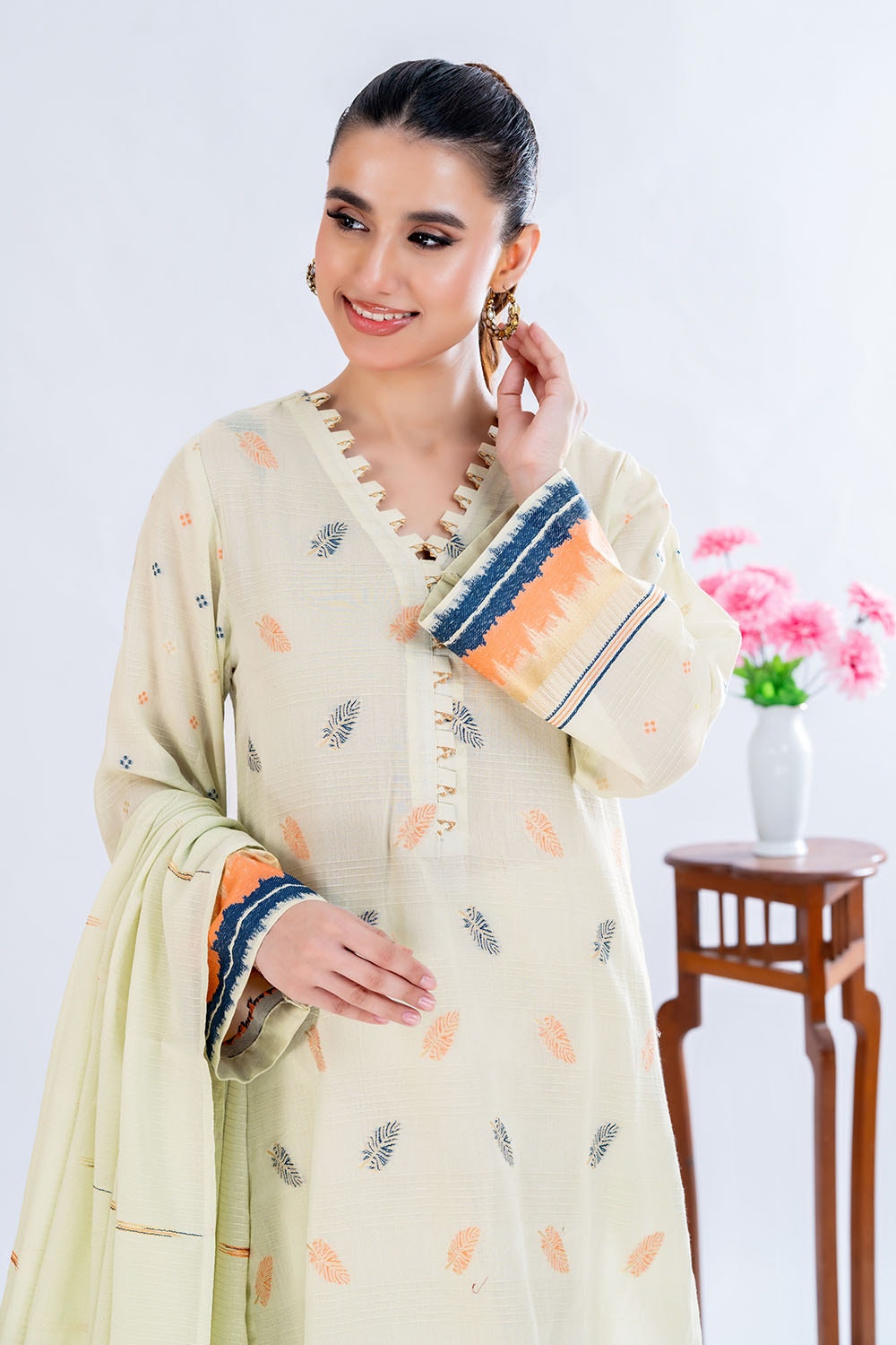 3 Piece Unstitched Jacquard Suit CLP-52183 A
