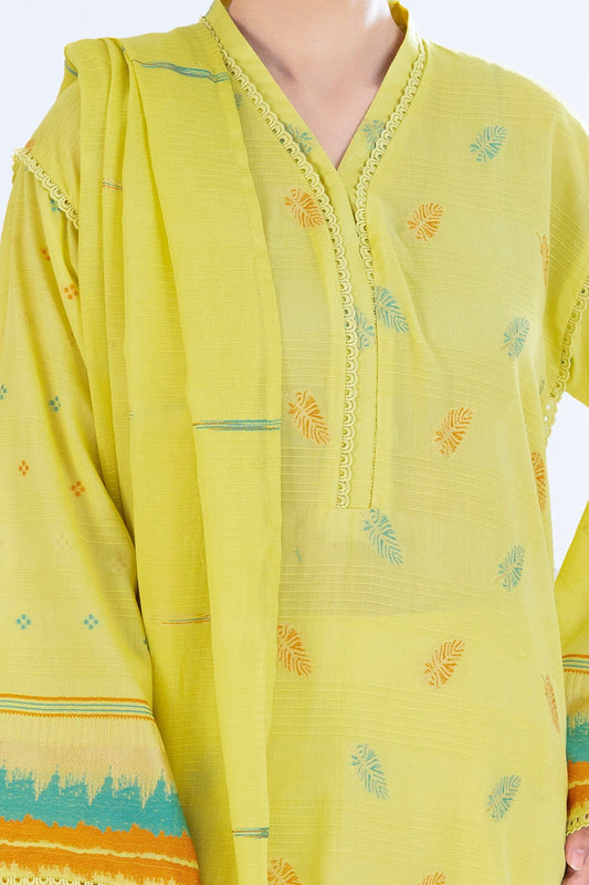 3 Piece Unstitched Jacquard Suit CLP-52183 B