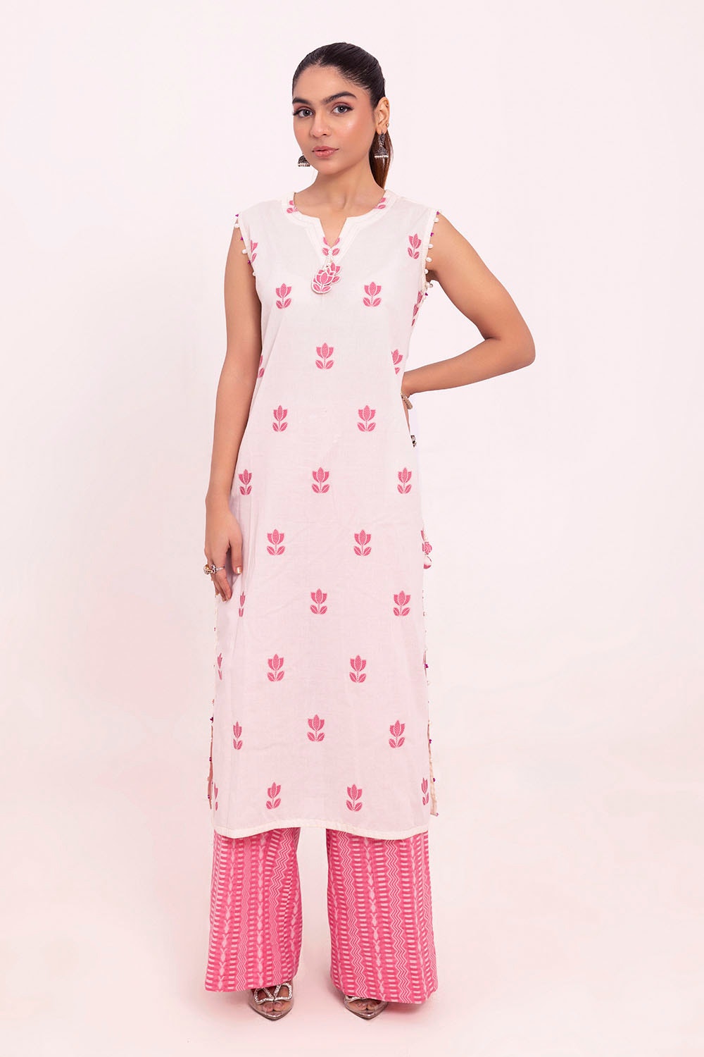 2 Piece Unstitched Jacquard Suit