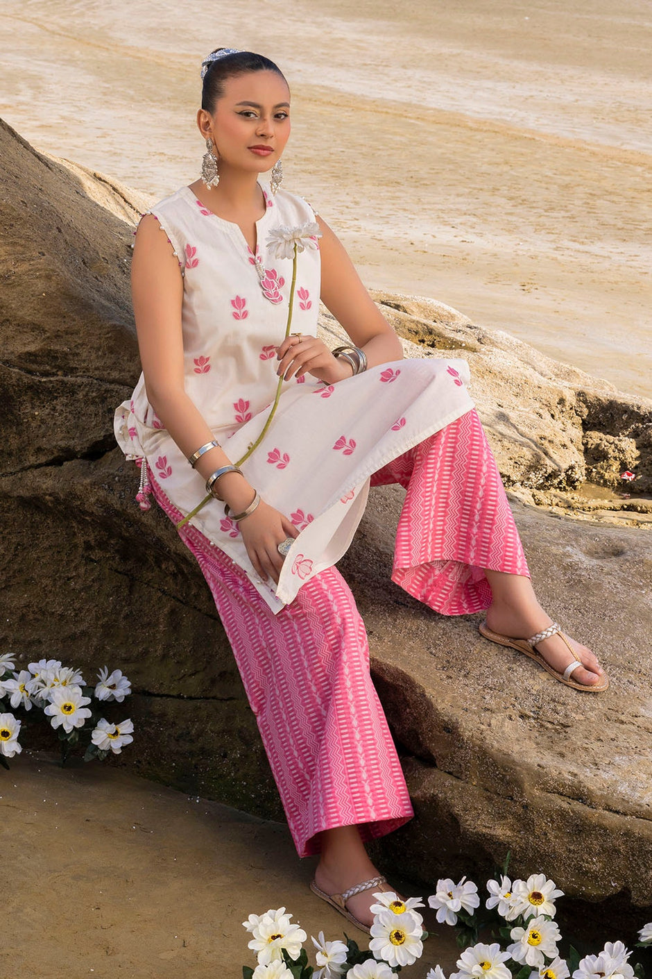 2 Piece Unstitched Jacquard Suit
