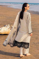 3 Piece Unstitched Embroidered Jacquard Suit with Jacquard Dupatta JD-42008