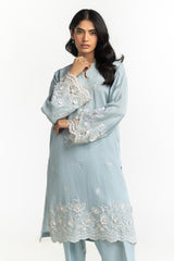 Jacquard Embroidered Shirt And Trouser IPST-44322