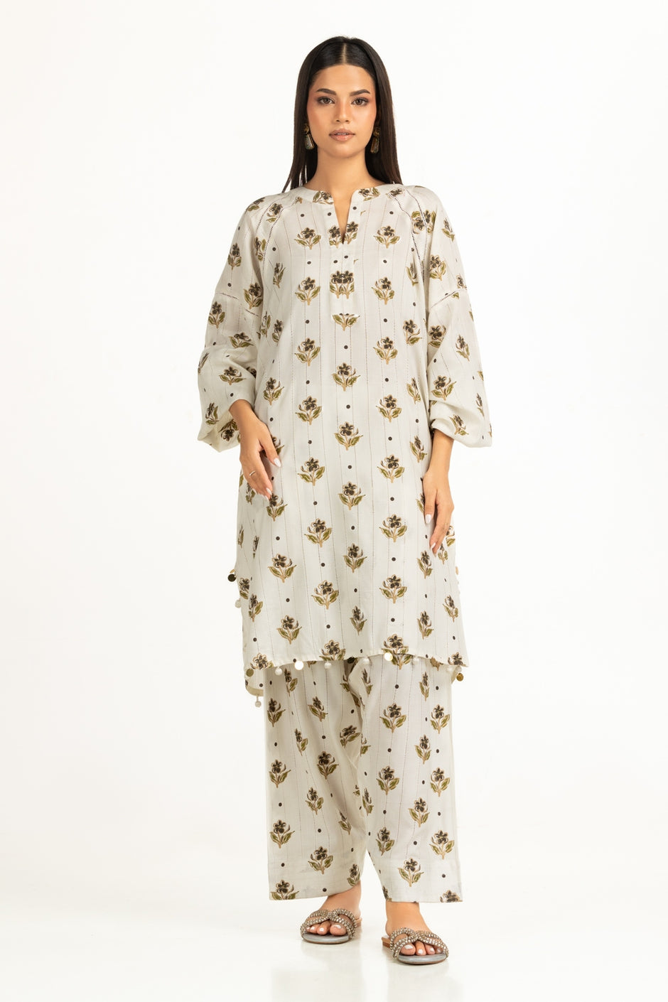 Jacquard Printed Co-Ord Set
