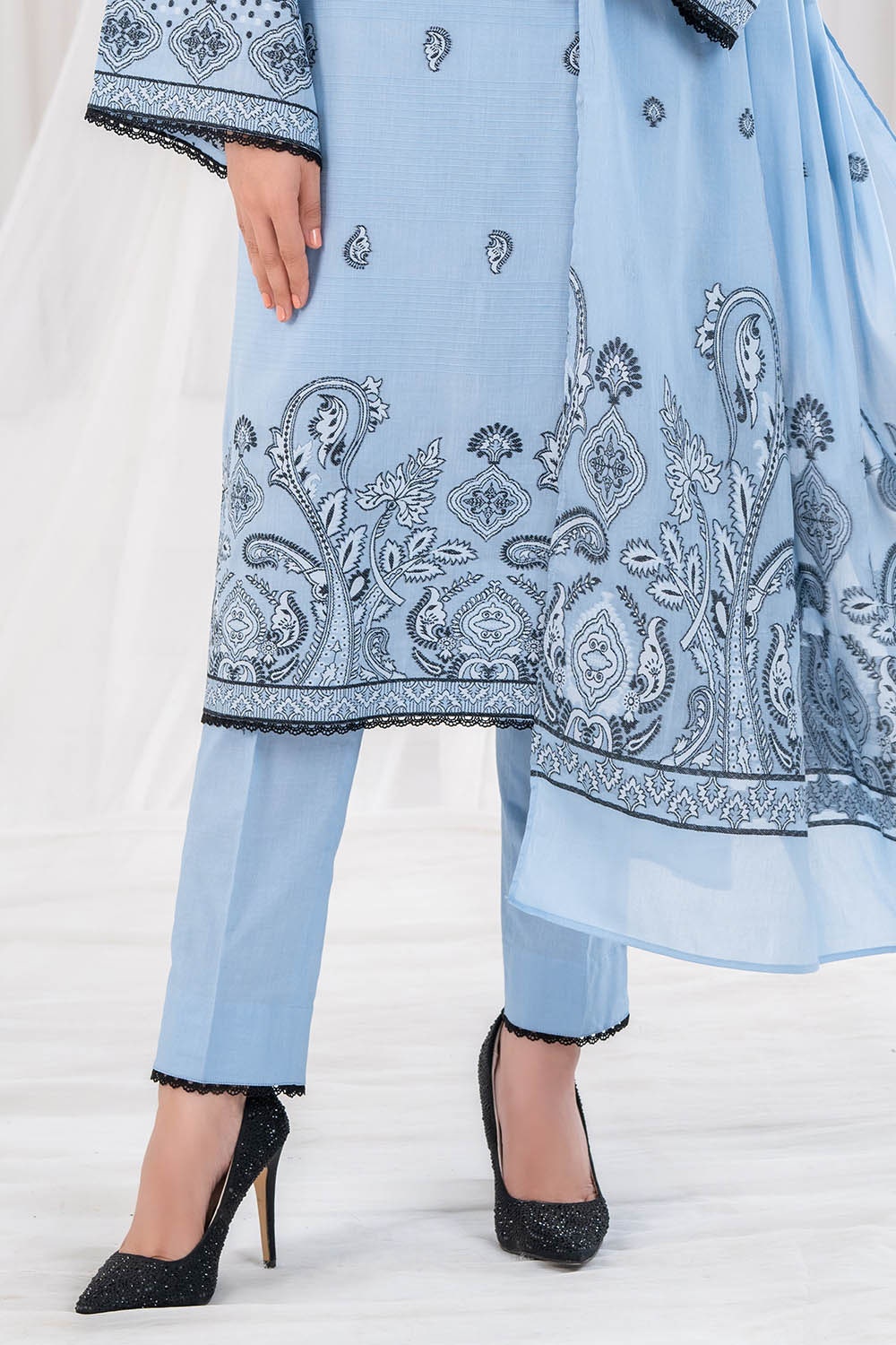 3 Piece Unstitched Jacquard Suit CLP-52222 A