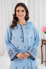 3 Piece Unstitched Jacquard Suit CLP-52222 A