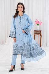 3 Piece Unstitched Jacquard Suit CLP-52222 A