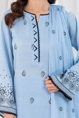 3 Piece Unstitched Jacquard Suit CLP-52222 A