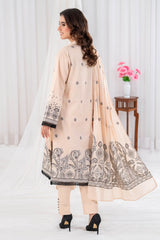 3 Piece Unstitched Jacquard Suit CLP-52222 B