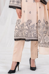 3 Piece Unstitched Jacquard Suit CLP-52222 B