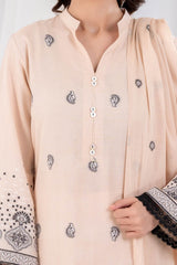 3 Piece Unstitched Jacquard Suit CLP-52222 B