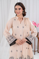 3 Piece Unstitched Jacquard Suit CLP-52222 B