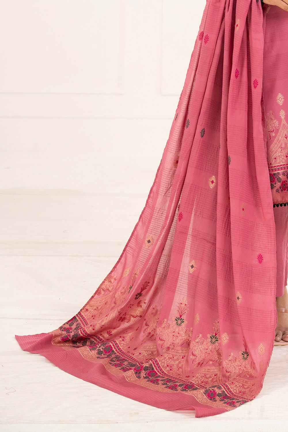 3 Piece Unstitched Jacquard Suit CLP-52175 C