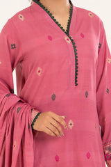 3 Piece Unstitched Jacquard Suit CLP-52175 C