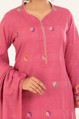 3 Piece Unstitched Jacquard Suit CLP-52176 A