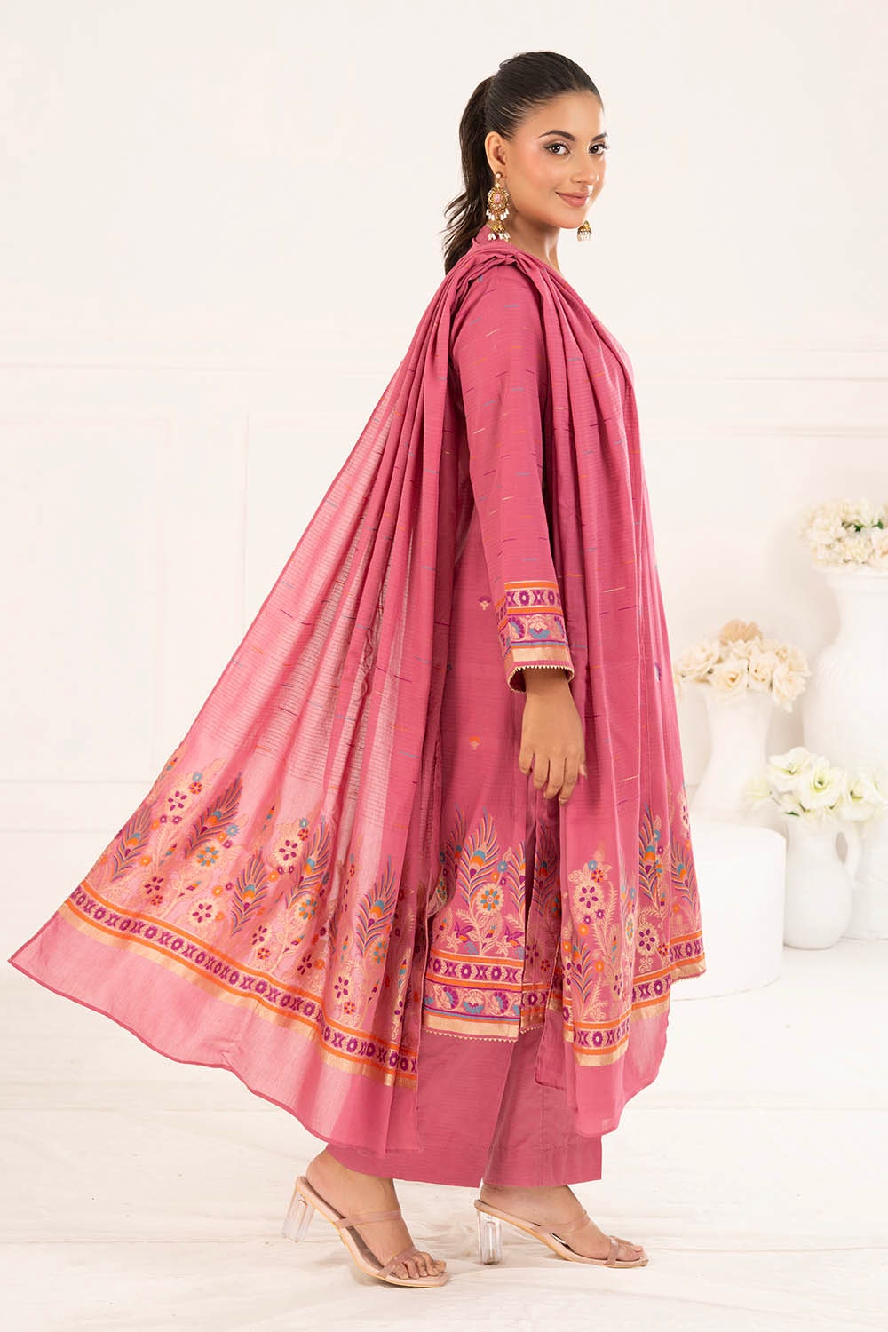 3 Piece Unstitched Jacquard Suit CLP-52176 A