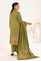 3 Piece Unstitched Jacquard Suit CLP-52176 B