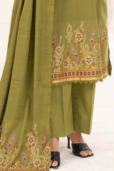3 Piece Unstitched Jacquard Suit CLP-52176 B