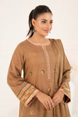 3 Piece Unstitched Jacquard Suit CLP-52176 E