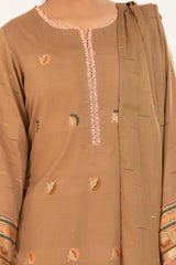 3 Piece Unstitched Jacquard Suit CLP-52176 E