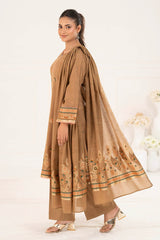3 Piece Unstitched Jacquard Suit CLP-52176 E