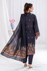 3 Piece Unstitched Jacquard Suit CLP-52176 F