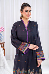 3 Piece Unstitched Jacquard Suit CLP-52176 F