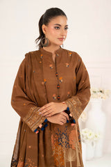 3 Piece Unstitched Jacquard Suit CLP-52177 B