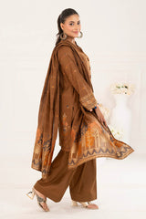 3 Piece Unstitched Jacquard Suit CLP-52177 B