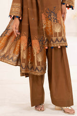 3 Piece Unstitched Jacquard Suit CLP-52177 B
