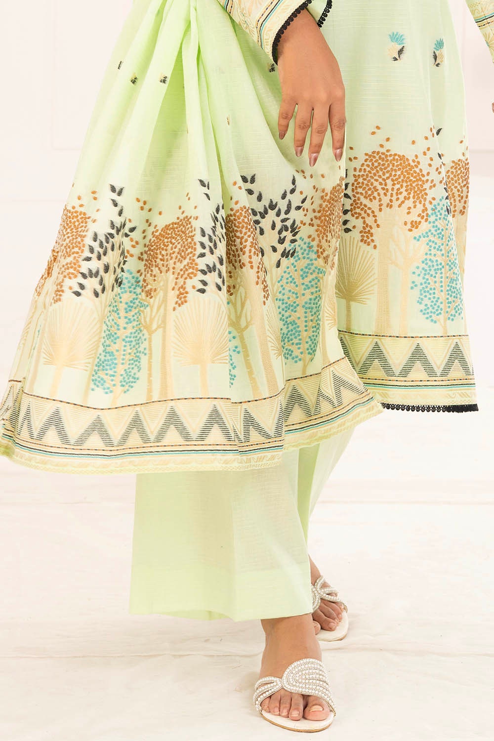 3 Piece Unstitched Jacquard Suit CLP-52177 E