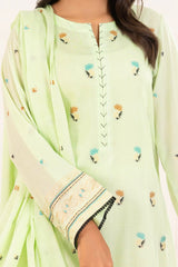 3 Piece Unstitched Jacquard Suit CLP-52177 E
