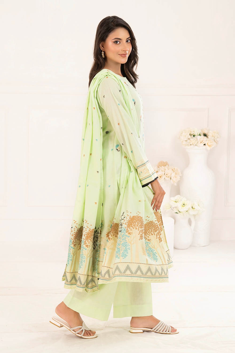 3 Piece Unstitched Jacquard Suit CLP-52177 E