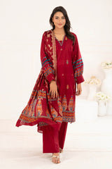 3 Piece Unstitched Jacquard Suit CLP-52178 E