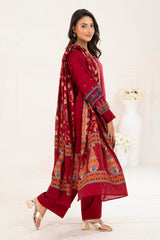 3 Piece Unstitched Jacquard Suit CLP-52178 E