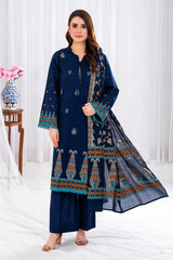 3 Piece Unstitched Jacquard Suit CLP-52178 F