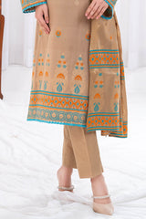 3 Piece Unstitched Jacquard Suit CLP-52178 G
