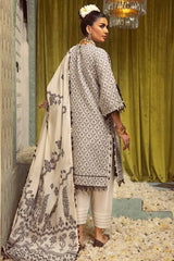3 Piece Embroidered Jacquard Unstitched Suit with Dupatta JD-42002