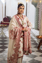 3 Piece Jacquard Unstitched Suit with Dupatta and Inner JD-42003