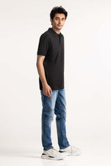 Jet Black Signature Polo PS-SIGPK24-037